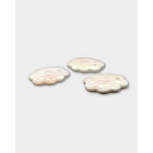 เครื่องประดับแกะสลักดอกหอยสังข์สีชมพู - Product Image 3