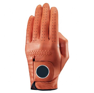 Guantes de golf para adultos Unisex de calidad superior superventas 2025 logotipo personalizado mano izquierda piel de oveja empuñaduras de cuero genuino para deportes - Product Image 1