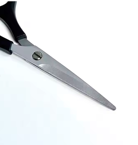 ANAAIF Ensemble de ciseaux à cheveux droits de 5.25 pouces lame en acier inoxydable VG10 avec poignée en plastique à vis réglable à pointe pointue - Product Image 5