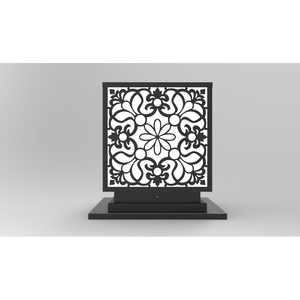 DTC.001.05 LED Iron and Glass Garden Pillar <b>Light</b> Aluminum and PC Base IP65 Rating for Gate <b>Post</b> Lighting - Product Image 3