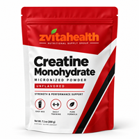 Créatine monohydrate en poudre, marque privée, pré-entraînement, récupération musculaire, complément alimentaire pour la musculation des adultes, booster d'énergie