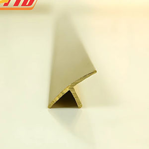 Thuan Thanh Dat T15 Brass Nosing Premium Brass Trim para bordes de pisos para mármol Superficie de hormigón Transiciones Villas Apartamentos - Product Image 5