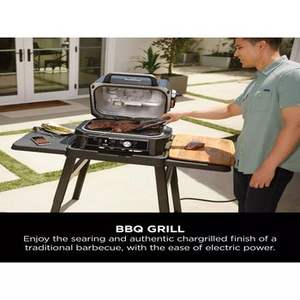 NEW ARRIVAL <b>Outdoor</b> <b>Electric</b> <b>BBQ</b> <b>Grill</b> & Smoker with Smart Temperature Control and App Connectivity XL Size, Blue - Product Image 3