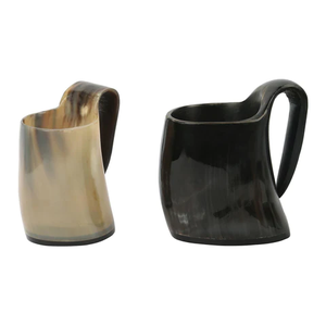 Copas de cerveza de cuerno de buey de vaca personalizables de alta calidad, cuernos de vaca reales para beber vino disponibles en varios tamaños, opciones de logotipo - Product Image 5