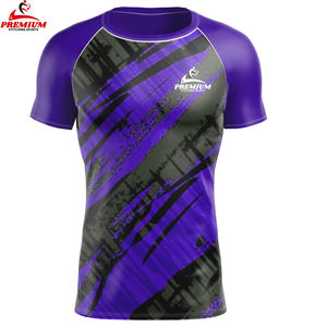 Rash Guard sublimé en usine Rash Guard à manches longues pour dames - Product Image 1