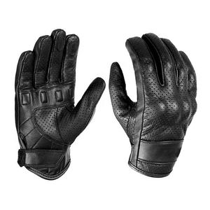 Guantes de Motocicleta de Cuero de Alta Calidad, Estilo Nuevo, Protección Completa para los Dedos, Guantes de Carreras para Hombre - Product Image 1