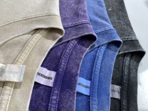 250g純綿カスタムTシャツロゴDTGメンズTシャツカスタムストリートウェアドロップショルダー高品質ヴィンテージアシッドウォッシュTシャツ - Product Image 3