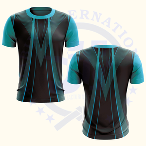 เสื้อยืดผู้ชายทรงหลวมใส่สบายตามสั่งผ้าฝ้ายถัก100% คอลูกเรือพิมพ์ซับลิเมชันไหล่ตกแบบพิมพ์แนวสตรีท - Product Image 3