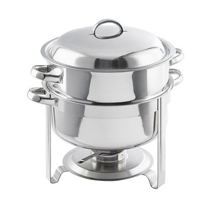 Modern buffet <b>chafing</b> <b>dish</b> with <b>fuel</b> holder transparent lid and durable frame ideal for hotel restaurant and wedding events - Product Image 2