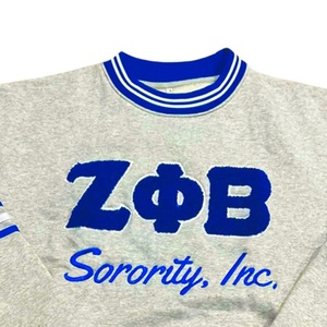 Personalizado Zeta Phi Beta sudadera Streetwear hombres Unisex liso de alta calidad de gran tamaño Universidad hermandades sudaderas - Product Image 2