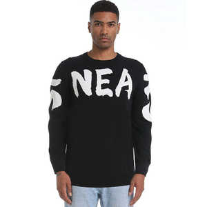 Fabricant de pulls pour hommes avec LOGO personnalisé Pull en tricot à motif jacquard Pull décontracté à col rond d'hiver Pull en tricot personnalisé pour hommes - Product Image 2