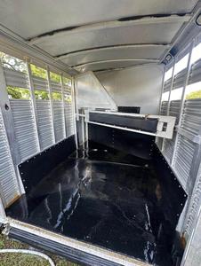 READY FOR SALE YOUR LIVESTOCK HORSE HAULING 12FT <b>TRAILER</b> 6FT wide 7FT tall 12FT long All steel construction - Product Image 4
