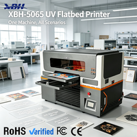 Nueva Impresora UV Plana de Diseño Inteligente 5065 con 3 Cabezales de Visión, para A1, A2, Acrílico, Madera, Azulejos, Botellas, Fundas de Teléfono, Pegatinas UV DTF, TX800, XP600