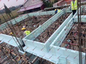 Sistema de Encofrado Reutilizable de Plástico ABS para Vigas y Losas con Puntales de Acero para la Construcción de Edificios Residenciales de Hormigón - Product Image 6