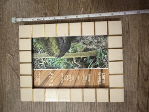 <b>Brass</b> Resin Wood Inlay Durable Lightweight High Quality Photo <b>Frame</b> | 6x4 | Handmade Artisan Customizable Color Logo Decor - Product Image 4