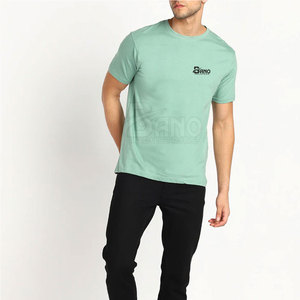 Camiseta de entrenamiento para hombre personalizada hecha en fábrica Último diseño en tela de fibra de bambú/algodón de punto MOQ bajo - Product Image 3