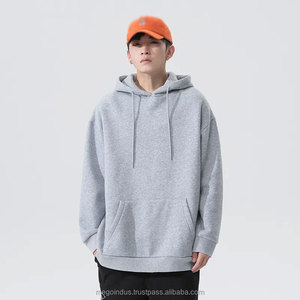 Pulls à capuche personnalisés pour hommes et femmes Sweatshirts en molleton vierge avec impression de logo brodé en polyester lourd motif 3D - Product Image 4