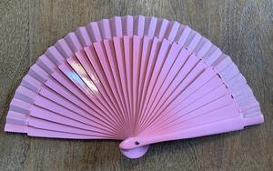 Ventilador de mano de madera de bambú plegable grande con diseño tradicional, ventilador plegable hecho a mano duradero para funciones culturales, festivales, - Product Image 5