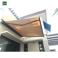 Auvent électrique pliant mural personnalisé homologué CE Plafond rétractable motorisé personnalisable