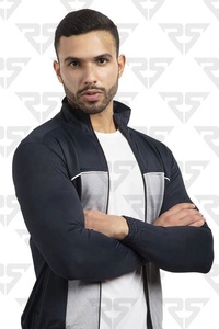 Survêtements avec logo personnalisé vente en gros survêtements avec fermeture éclair veste et pantalon survêtements de GYM et de jogging - Product Image 3