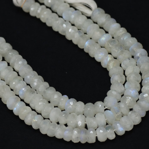 Cuentas de Piedra Lunar Arcoíris AAA: Piedra Preciosa Redonda Facetada de 6-9 mm, Hilo de 16 Pulgadas - Product Image 4