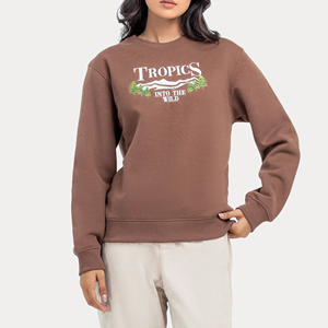 Haut fabricant vêtements de rue femmes sweats à la mode coupe régulière respirant femmes sweats - Product Image 3