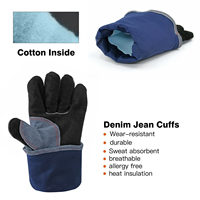 Gants en cuir Gants de sécurité Gants de travail Pakistan Fournisseur d'usine Gants de soudage industriels dans un prix d'usine sur mesure