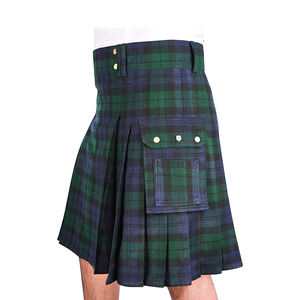 Vente en gros Kilt traditionnel écossais pour hommes Kilt écossais classique pour hommes Taille réglable avec tissu de qualité supérieure - Product Image 2