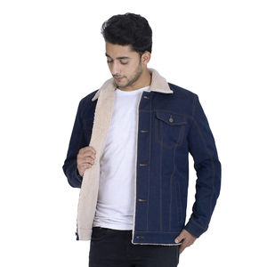 Fabricant d'usine, veste en jean en coton sur mesure, veste en jean, veste d'automne, manteau pour hommes - Product Image 3