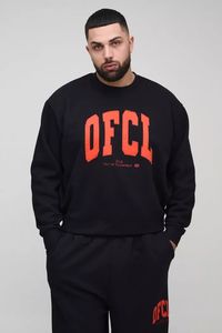 ชุดวอร์มทรงบ็อกซี่สำหรับผู้ชายชุดวอร์มแบบสวมหัวสำหรับผู้ชายโอเวอร์ไซส์แบบสั่งทำคุณภาพสูง - Product Image 2