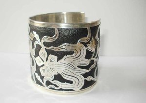Meilleure vente Bracelet manchette indien fait à la main en cuivre pur avec aimant Meilleur accessoire de mode - Product Image 6