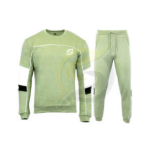 Costume de survêtement unisexe en molleton, 2 pièces, prix d'usine, vente en gros, uniforme de Jogging - Product Image 3