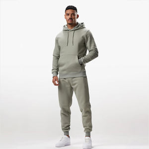 Sudadera con capucha de felpa francesa de algodón personalizada para hombre, ropa de calle desgastada con lavado ácido y ajuste regular pesado, sudadera Lisa para hombre - Product Image 1