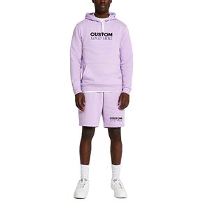 Venta al por mayor Unisex Pullover Hoodie Jogger Set Custom High Quality French Terry 100% Cotton Windproof Feature para hombres - Product Image 1