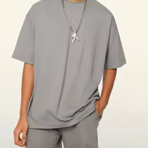 Unisex 300gsm Heavyweight Crew Neck Hoodies Orgánico 100% Algodón Tallas grandes Más alta calidad Bajo MOQ Camisetas para hombres - Product Image 5