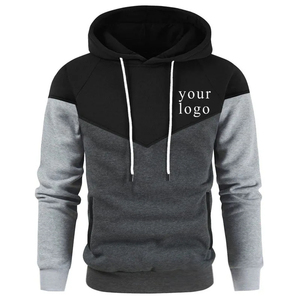 Sudaderas con capucha personalizadas para hombre y mujer, sudaderas con capucha personalizadas negras de alta calidad, sudaderas con capucha largas, sudadera Unisex con logotipo personalizado - Product Image 1