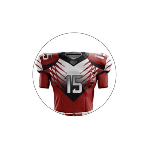 Maillot de football américain tissé pour hommes de qualité supérieure maillot de football américain sublimé maillot de football américain sublimé personnalisé - Product Image 2