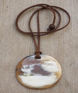 Joyería de Cuerno de Búfalo para Mujer, Collar de Moda, Collar de Cuerno de Búfalo y Vaca para Mujer - Product Image 1