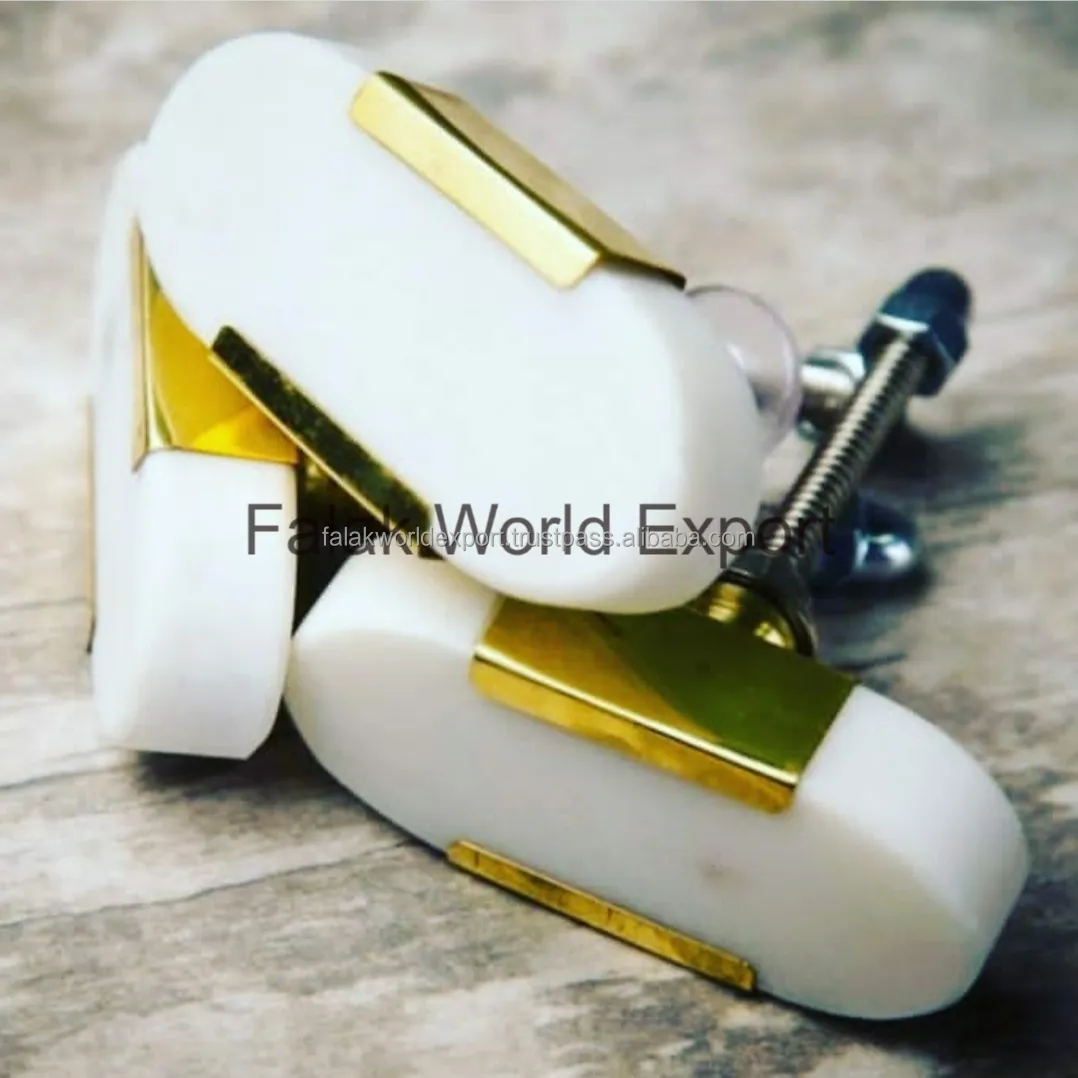 Supper quality and top design marble knob hot selling with high quality Use for furniture From Falak World Export