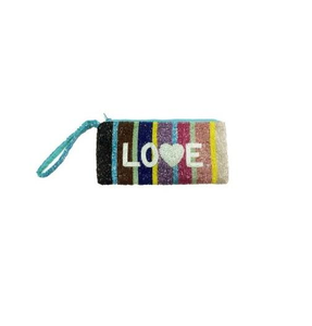 Designer Beaded <b>Coin</b> <b>Purse</b> <b>For</b> <b>Women</b> Compact And Eye Catching Evening Handbag With Colourful Handmade Beads by glowin fashion - Product Image 2
