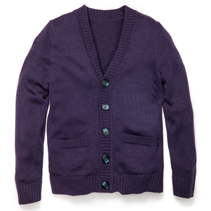 Solid Color V-Neck <b>Long</b> Sleeve Jacket Men Knit Sweater <b>Cardigan</b> front button college campus - Product Image 5