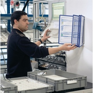 Display Board Wall Bracket for 5 Dark Blue Panels with Profile Frame-DURABLE - Product Image 3