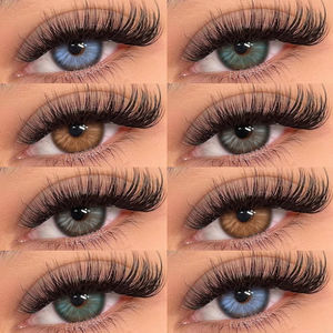 Eyeshare Half Yearly Disposable Hema <strong>Contact</strong> <strong>Lens</strong> Blue <strong>Lens</strong> 2 Pieces Brown Gray Colored <strong>Contact</strong> <strong>Lenses</strong> - Product Image 6