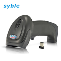 Lecteur de codes-barres portable Syble XB-6266R sans fil 2.4G, pistolet de lecture de codes-barres, lecteur de codes-barres de stockage