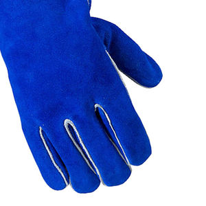Personnalisé pas cher prix haute qualité hommes meilleurs gants de soudage gants de travail d'hiver en cuir de vache fendu - Product Image 5