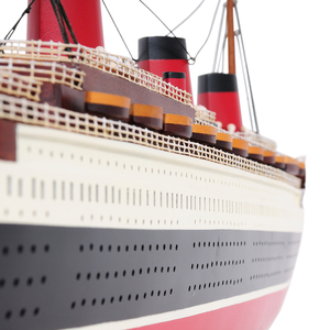 Thủ Công 80cm normandie Cedar tàu gỗ mô hình hải lý phong cách sơn bản sao tường trang trí bằng gỗ hộp tường dấu hiệu Crafted tay - Product Image 5