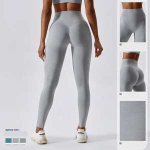 Leggings de Yoga de Cintura Alta para Mujer, Diseño Nuevo, Colores Personalizados, Tejido de Punto, Secado Rápido, Ropa Deportiva Ecológica - Product Image 2