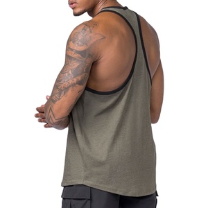 Camiseta sin mangas oversize para hombre, estilo fitness, con aberturas, corte holgado, transpirable, talla grande, ropa de verano, top de gimnasio - Product Image 3