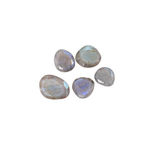 5 pièces naturel Labradorite taille libre Rose coupe 18.95 Cts pierres précieuses en gros Lot pour la fabrication de bijoux - Product Image 5