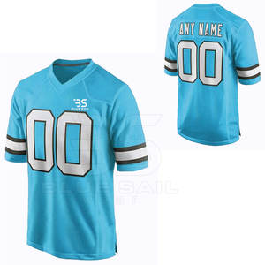 Maillot de football américain respirant avec logo brodé pour les sports d'équipe maillot de football américain pour les jeunes - Product Image 6